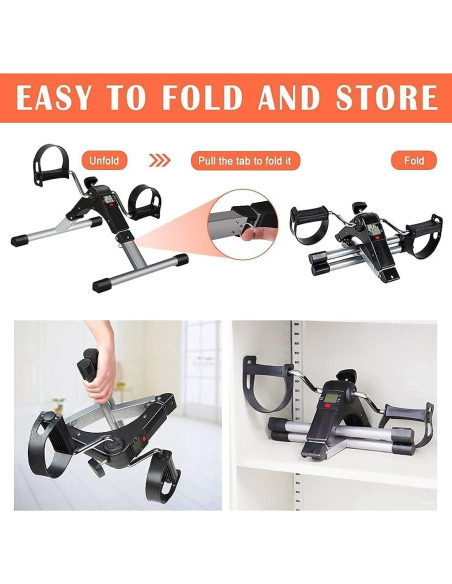 Ejercitador de Pedales Bajo Escritorio TABEKE Plegable 2.3 kg