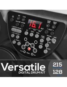 Juego de Batería Digital Pyle PTED01 Compacto 7 Pads 2