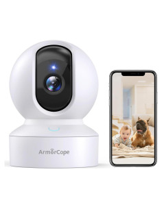 Cámara para Mascotas Armorcope CA48 2K HD con APP y Visión Nocturna