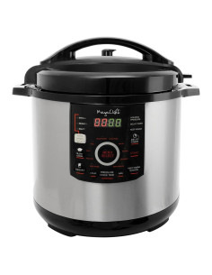 Olla de Presión Digital MegaChef 12L Acero Antiadherente