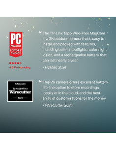 Cámara de Seguridad TP-Link Tapo C425 2K Inalámbrica 2