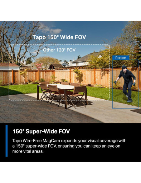 Cámara de Seguridad TP-Link Tapo C425 2K Inalámbrica