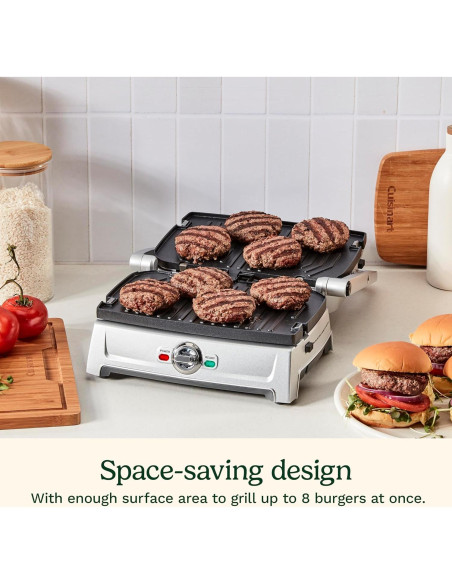 Cuisinart Griddler Compact 5 en 1 Parrilla y Plancha