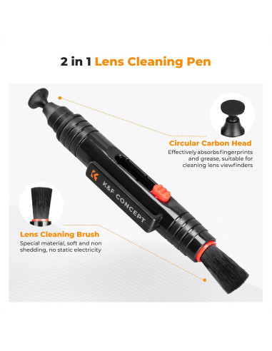 Kit de Limpieza de Cámara K&F Concept 4 en 1 para Lentes DSLR