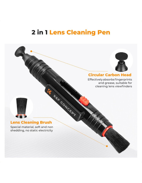 Kit de Limpieza de Cámara K&F Concept 4 en 1 para Lentes DSLR