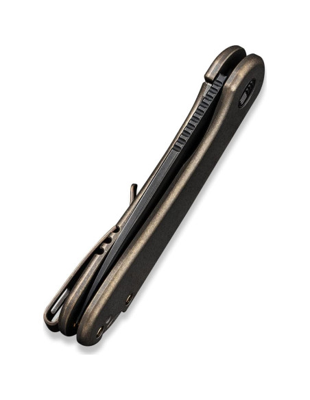 Cuchillo Plegable WeKnife Elementum 7.51cm Titanio EDC