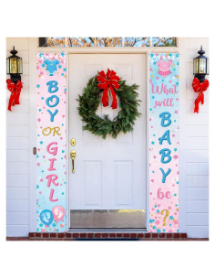 Banner Revelación de Género Buryeah 2 Pcs 180x30 cm