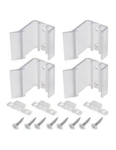 Pestillo de Puerta Espejada Deslizante Aussio 4 Piezas