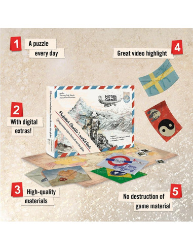 Juego de Rompecabezas Hidden Games - Tour Mundial 2024