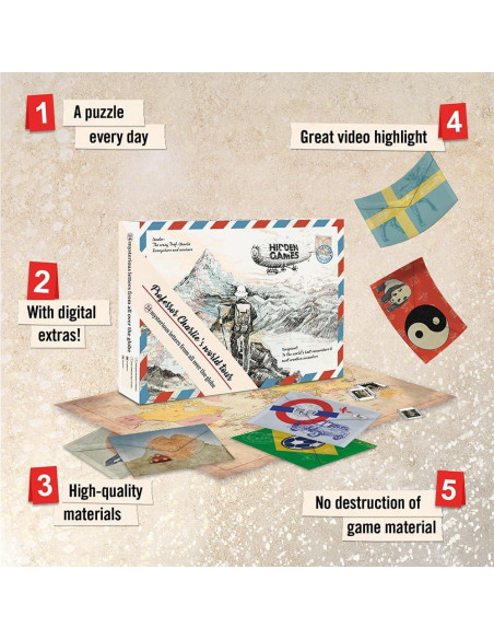 Juego de Rompecabezas Hidden Games - Tour Mundial 2024