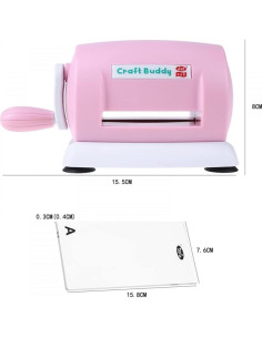 Máquina de Troquelado y Relieve BAOFALI Rosa 15x8 cm 2