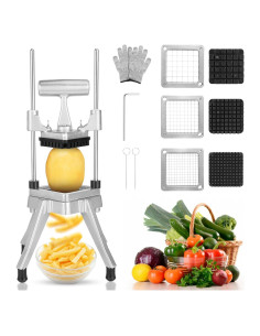 Picadora de Verduras WICHEMI 3 Cuchillas Acero Inoxidable