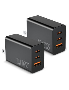 Cargador de pared USB C 3 puertos 100W marca chcelas