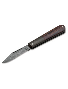 Cuchillo de bolsillo Boker Barlow Damasco 15.19 cm Micarta