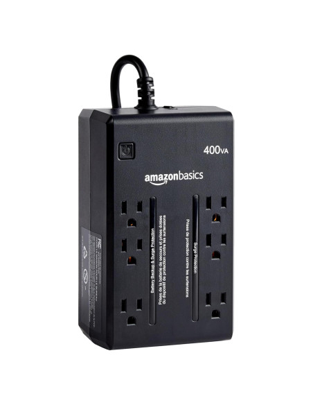 UPS Amazon Basics 400VA 6 Salidas Protector de Energía