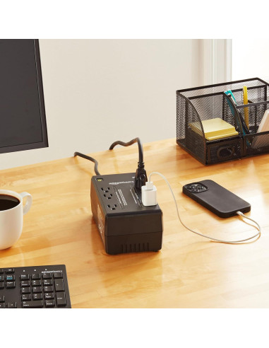 UPS Amazon Basics 400VA 6 Salidas Protector de Energía