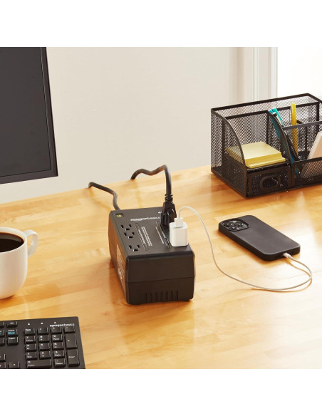 UPS Amazon Basics 400VA 6 Salidas Protector de Energía