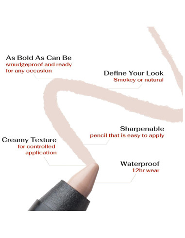 Lápiz de Ojos K7L Waterline Nude Cremoso Impermeable