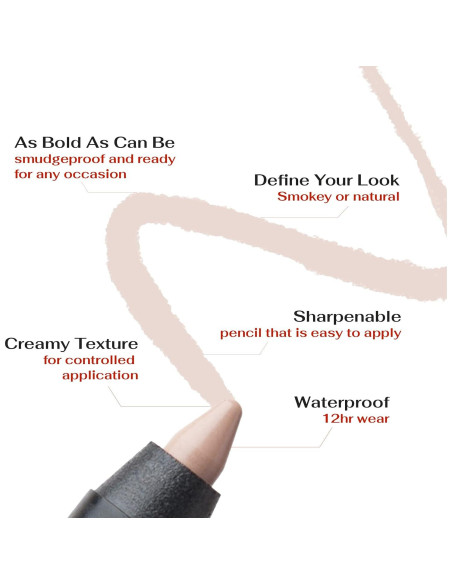 Lápiz de Ojos K7L Waterline Nude Cremoso Impermeable