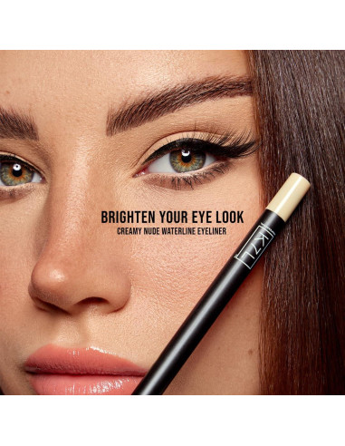 Lápiz de Ojos K7L Waterline Nude Cremoso Impermeable
