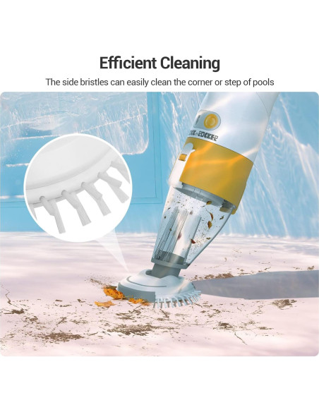 Aspiradora de piscina Rock&Rocker P1122 recargable 2.90 kg