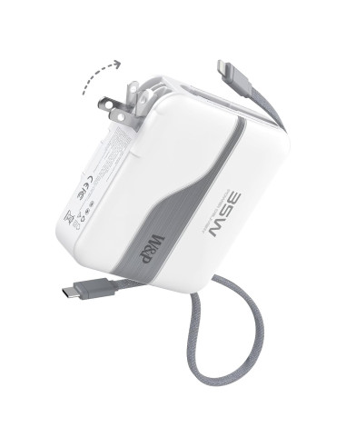 Cargador Portátil W&P 20,000mAh Carga Rápida 35W USB-C