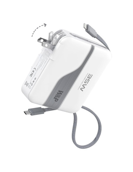 Cargador Portátil W&P 20,000mAh Carga Rápida 35W USB-C