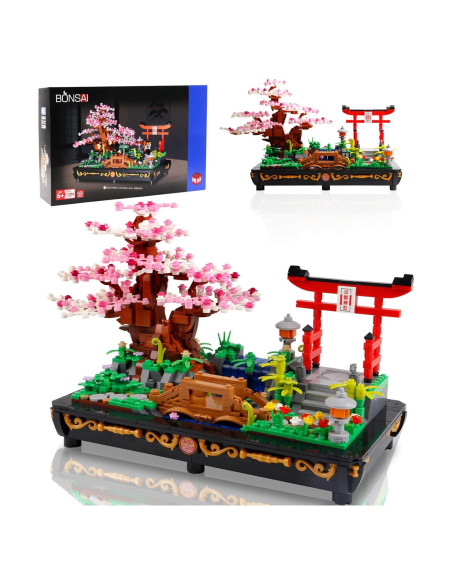 Conjunto de Construcción Bonsái Sakura 1286 PCS B&LHCX