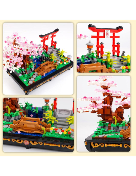 Conjunto de Construcción Bonsái Sakura 1286 PCS B&LHCX