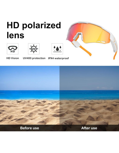 Gafas de sol Bluetooth KONLEYA K18 con UV400 y audio