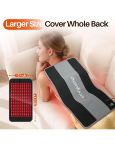 Almohadilla de Terapia de Luz Roja Comfytemp 61x30cm 32W 2