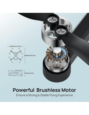 Dron Ameta S20 Lite 4K con cámara y 36 min de vuelo