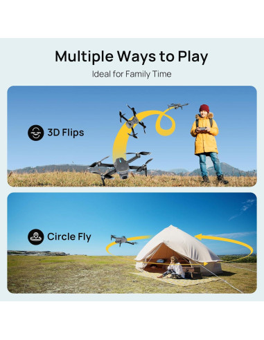 Dron Ameta S20 Lite 4K con cámara y 36 min de vuelo