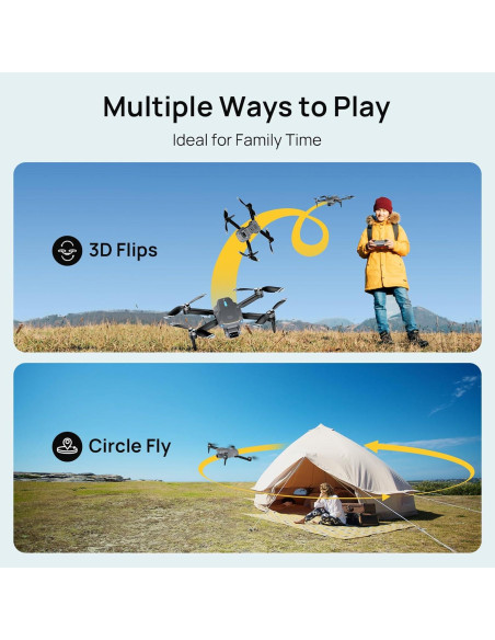 Dron Ameta S20 Lite 4K con cámara y 36 min de vuelo