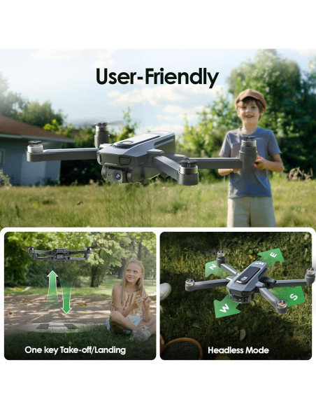 Dron WeFone WF20 con cámara 1080P y 2 baterías