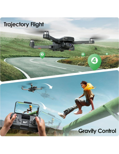 Dron WeFone WF20 con cámara 1080P y 2 baterías