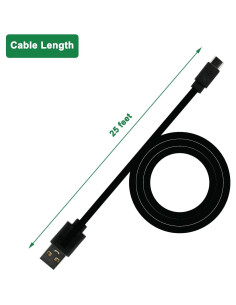 Cable USB Tipo-C PDEEY 2 Pack 8m Impermeable para CCTV 2