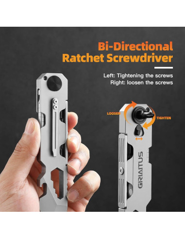 Multiherramienta EDC GIRIAITUS con Destornillador y Bolígrafos