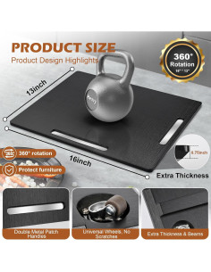 Deslizador Joy&Grace 16x33cm para Cafetera 360 Bambú 2