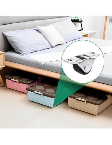 Juego de 16 Ruedas Mini Fernwehe 1.27 cm Silenciosas