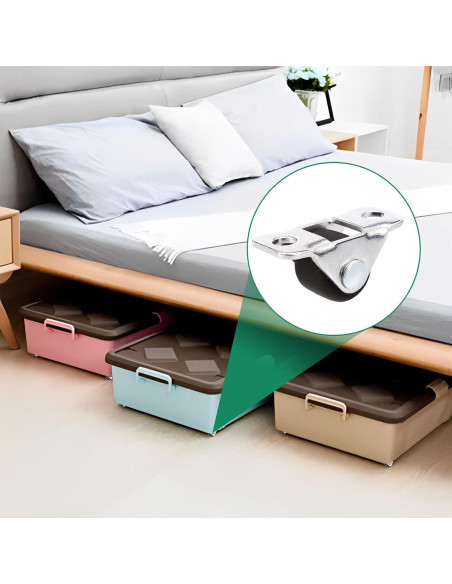 Juego de 16 Ruedas Mini Fernwehe 1.27 cm Silenciosas