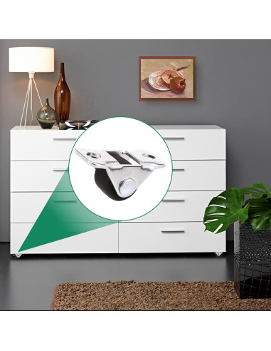 Juego de 16 Ruedas Mini Fernwehe 1.27 cm Silenciosas