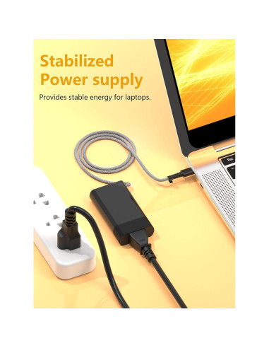 Cargador Laptop HP 65W USB C Rápido para Spectre, Envy, Elite