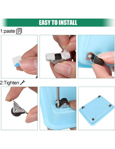 Juego de 16 Ruedas Mini Fernwehe 1.27 cm Silenciosas