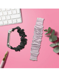 Correa de Reloj Scrunchie KWmobile Lavanda para Xiaomi Redmi Watch 4 / Band 8 Pro / Band 9 Pro - 14-19 cm 2