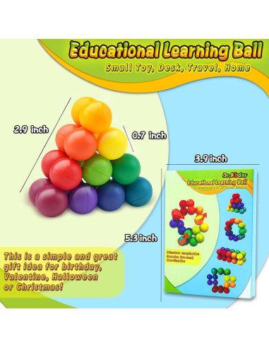 Bola Educativa Dr.Kbder Juguete Sensorial para Niños