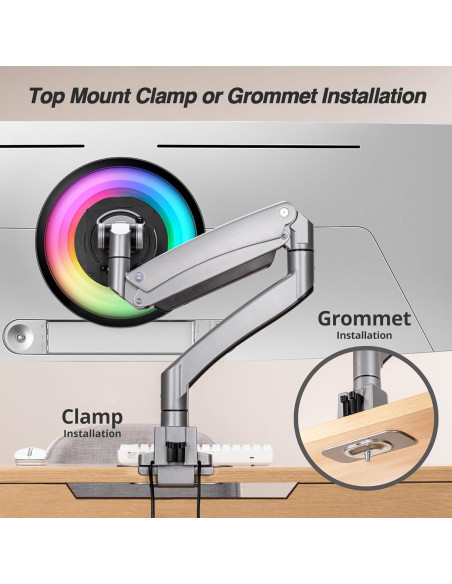 Soporte de Monitor AVLT para Pantallas de 17 a 57" Gris