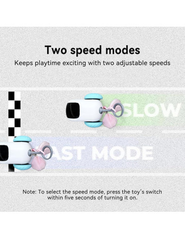 Juguete Interactivo para Gatos FOUR ANGELS Turbo Tail 2 Velocidades