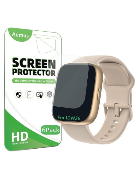 Protector de Pantalla Aemus para Reloj IDW26 1.83" TPU HD