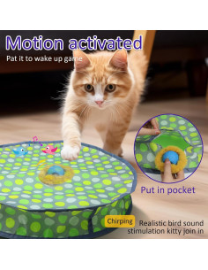 Juguete Interactivo para Gatos LEPLE L06 con Bolsa Halloween 2